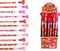 TINYMILLS 24 Pcs Valentine's Day Heart Multi Point Pencils Party Favors Goodie Bag Stuffers Carnival Prize Classroom Exchange Valentine's Day Pencils